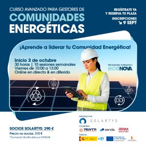 Curso Avanzado GEstión de Comunidades Energéticas SOLARTYS